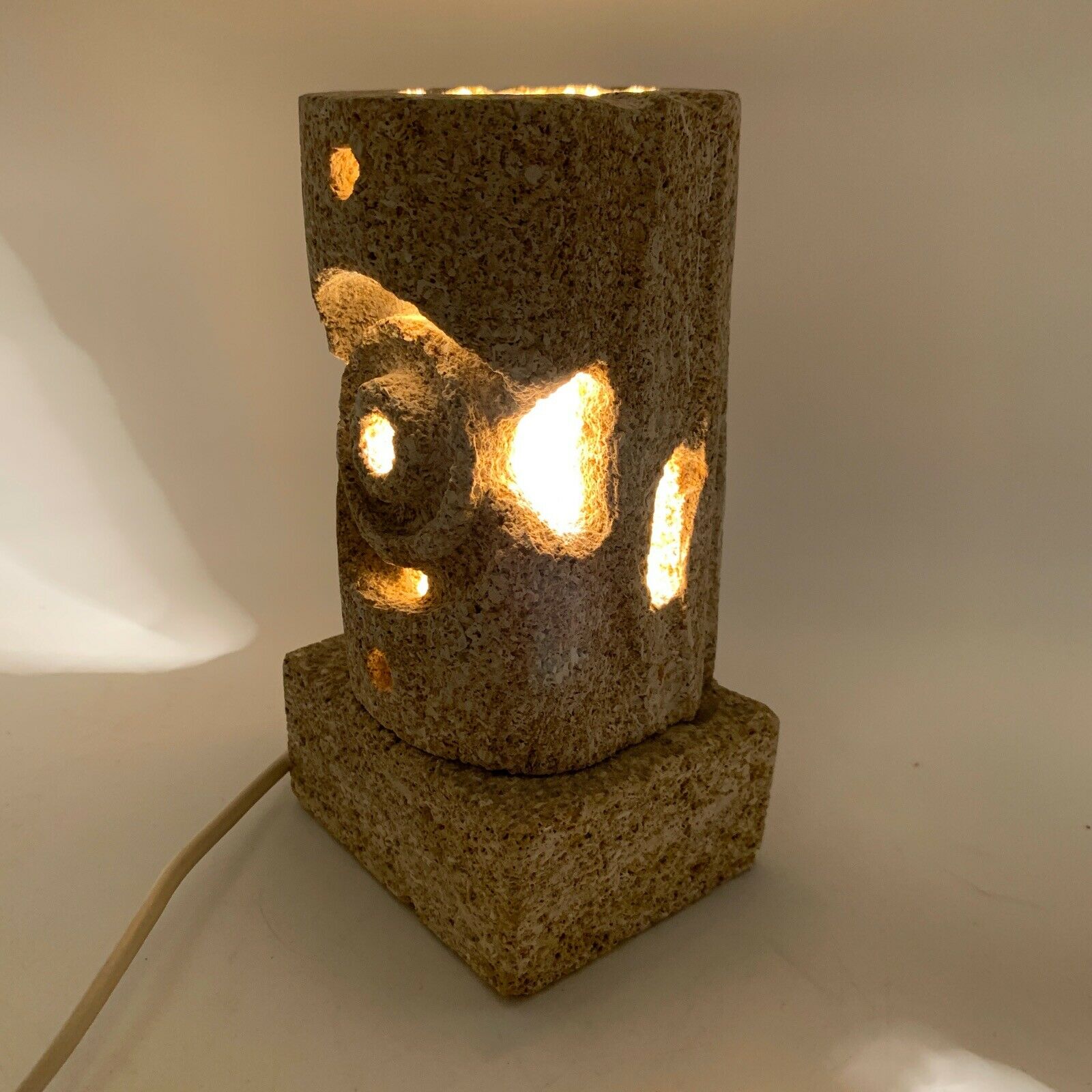 Circa 70 Albert Tormos stone lamp