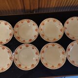 6 old FB dessert plates for Fénal Badonviller