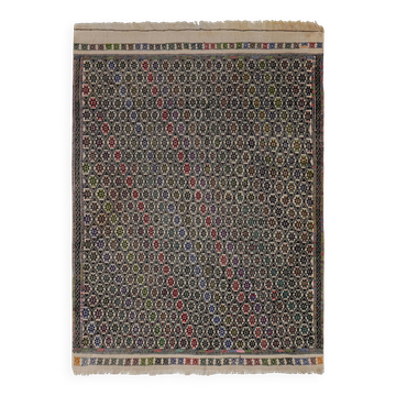 Vintage Turkish Oushak Handwoven Rug 147x211 cm