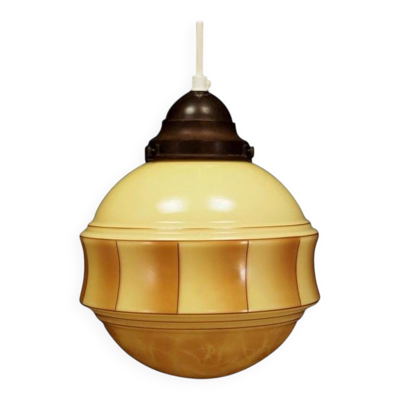 Suspension danoise en verre, années 1970