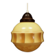 Glass pendant lamp, Danish design, 1970s, production: Denmark