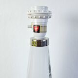 Scandinavian Modern White Glass Table Lamp by Carl Fagerlund for Orrefors