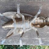 Cendrier mouche en laiton
