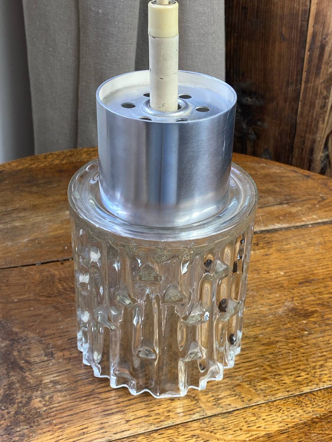 Suspension, verre et métal, années 60