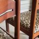 Set of 4 vintage hand-woven chairs