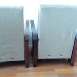 Pair of Art Deco armchairs, Morel Lab