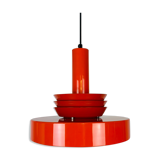 Scandinavian suspension space age Danish red