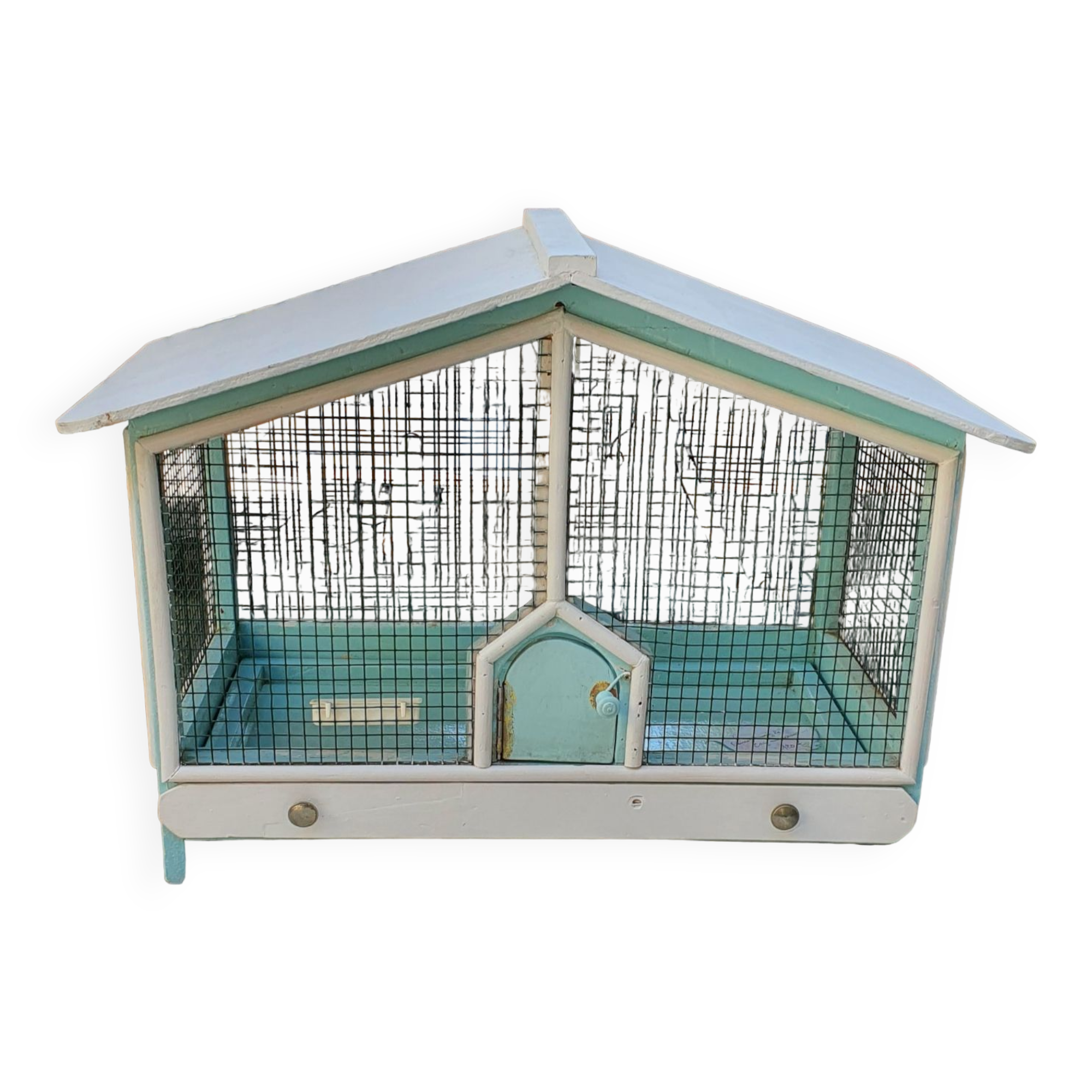 Wooden bird cage
