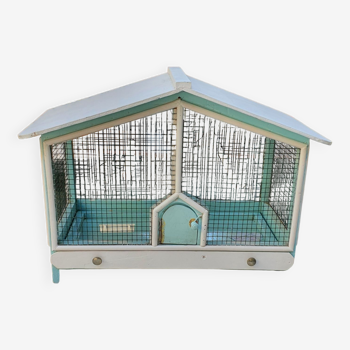 Cage à oiseaux en bois