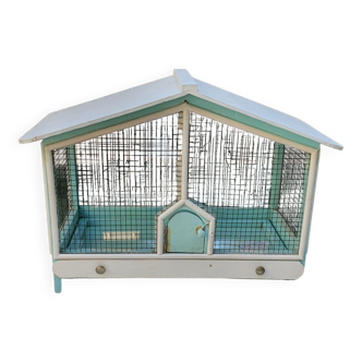 Cage à oiseaux en bois