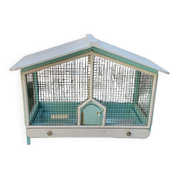 Wooden bird cage