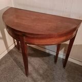 Table Demi Lune Acajou