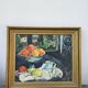 Still life painting in oil