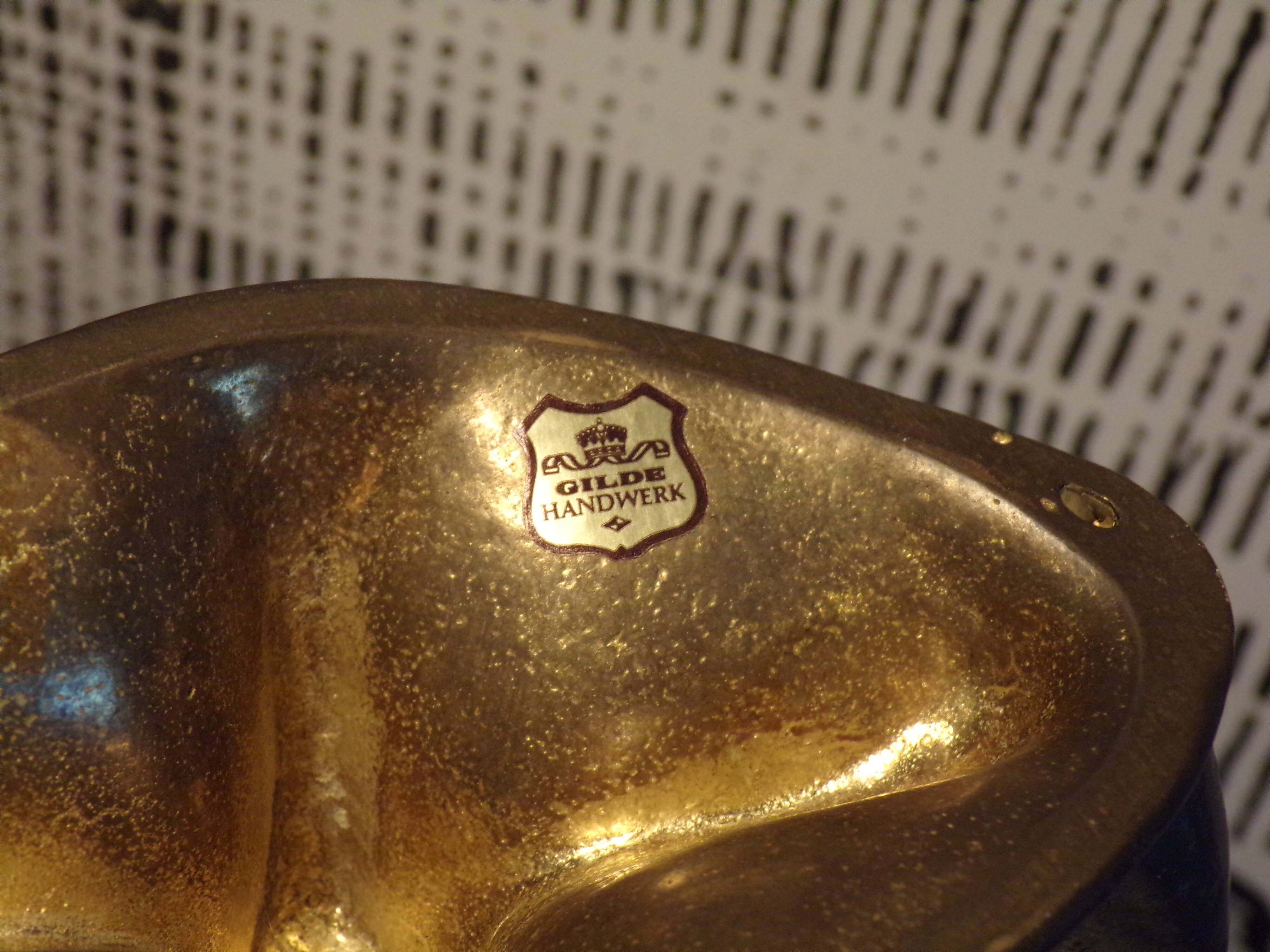 Brutalist Guild Bronze Candle Holder