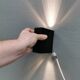 A beautiful up/down wall lamp, designed in Italy in the 1990s.