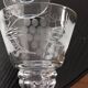 Ensemble de 12 verres vintage gravés