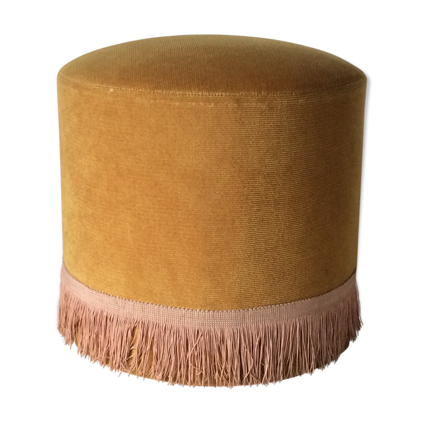 Vintage fringed Ottoman