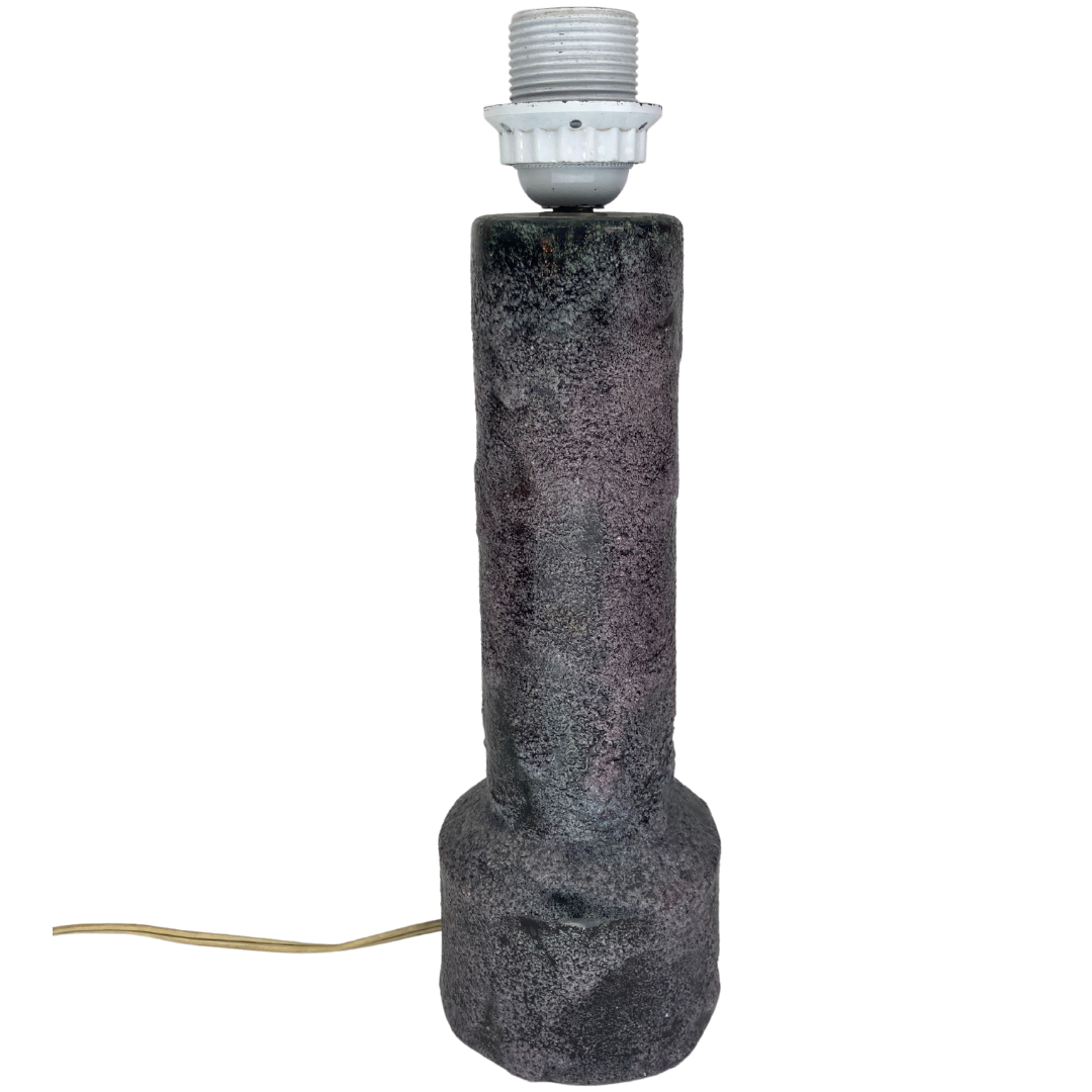 Dutch ceramic fat lava table lamp by Pieter Groeneveld 1960s