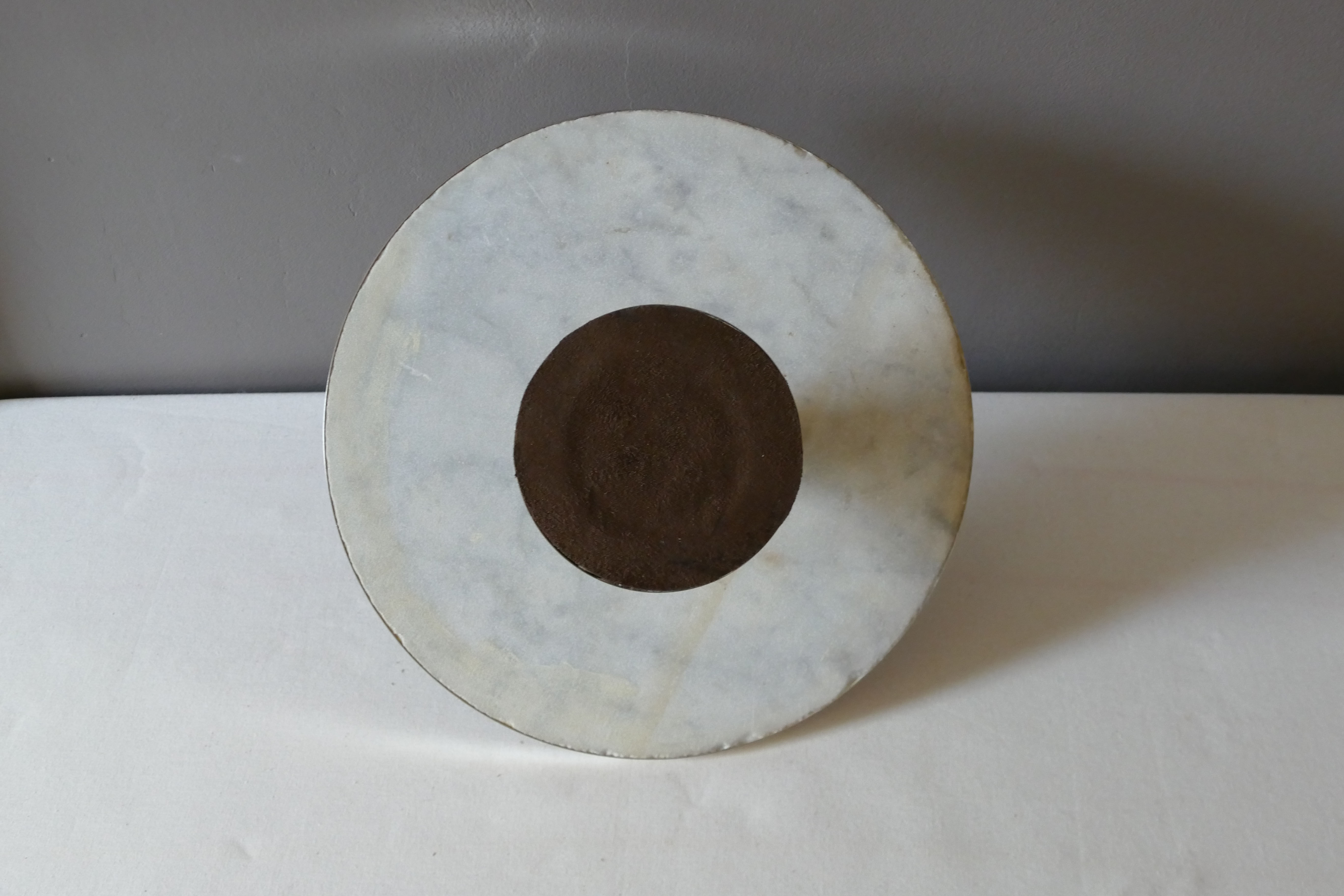 Marble and silver cheese platter