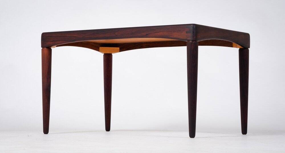 Vintage Side Table in Rosewood by HW Klein for Bramin, Denmark, 1960s