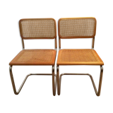 Paire de chaises Marcel Breuer Cesca B32