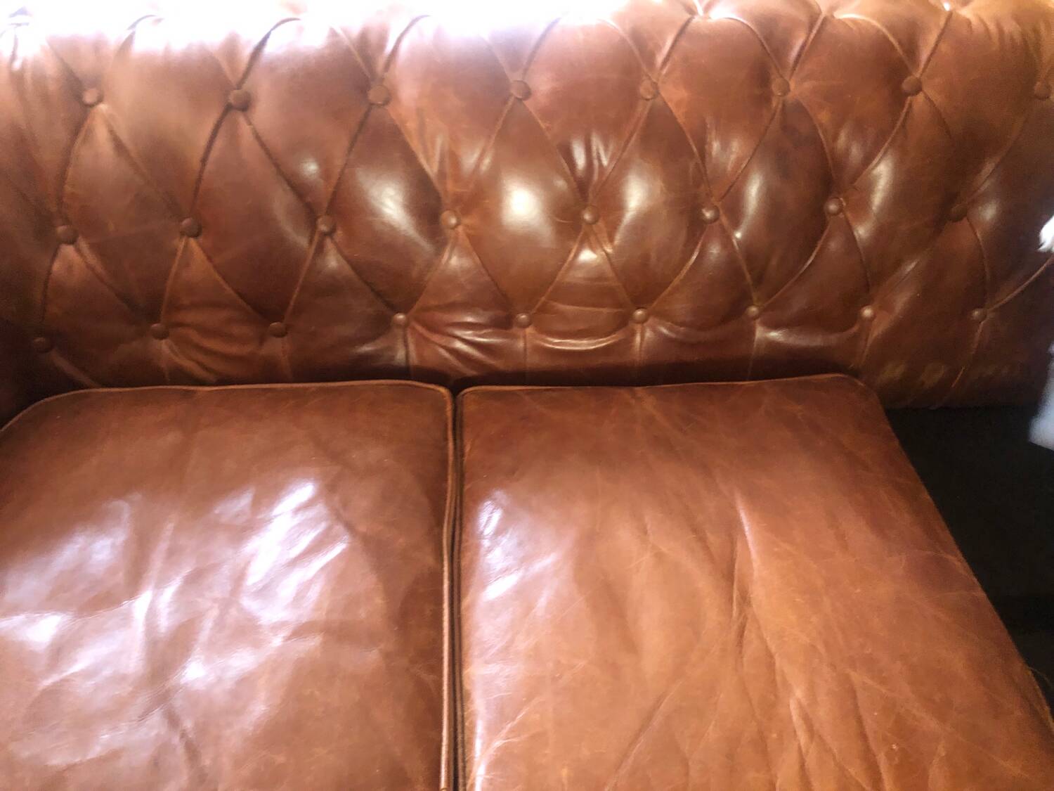 Vintage leather sofa