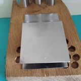 Soliflore, vase, in stainless steel Letang Rémy, rare model