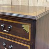 English chest of drawers from the 1950s in mahogany