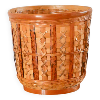 Small rattan plant pot Design 1970