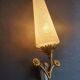Pair of antique Art Deco wall sconces