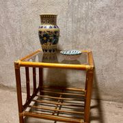 Vintage rattan coffee table