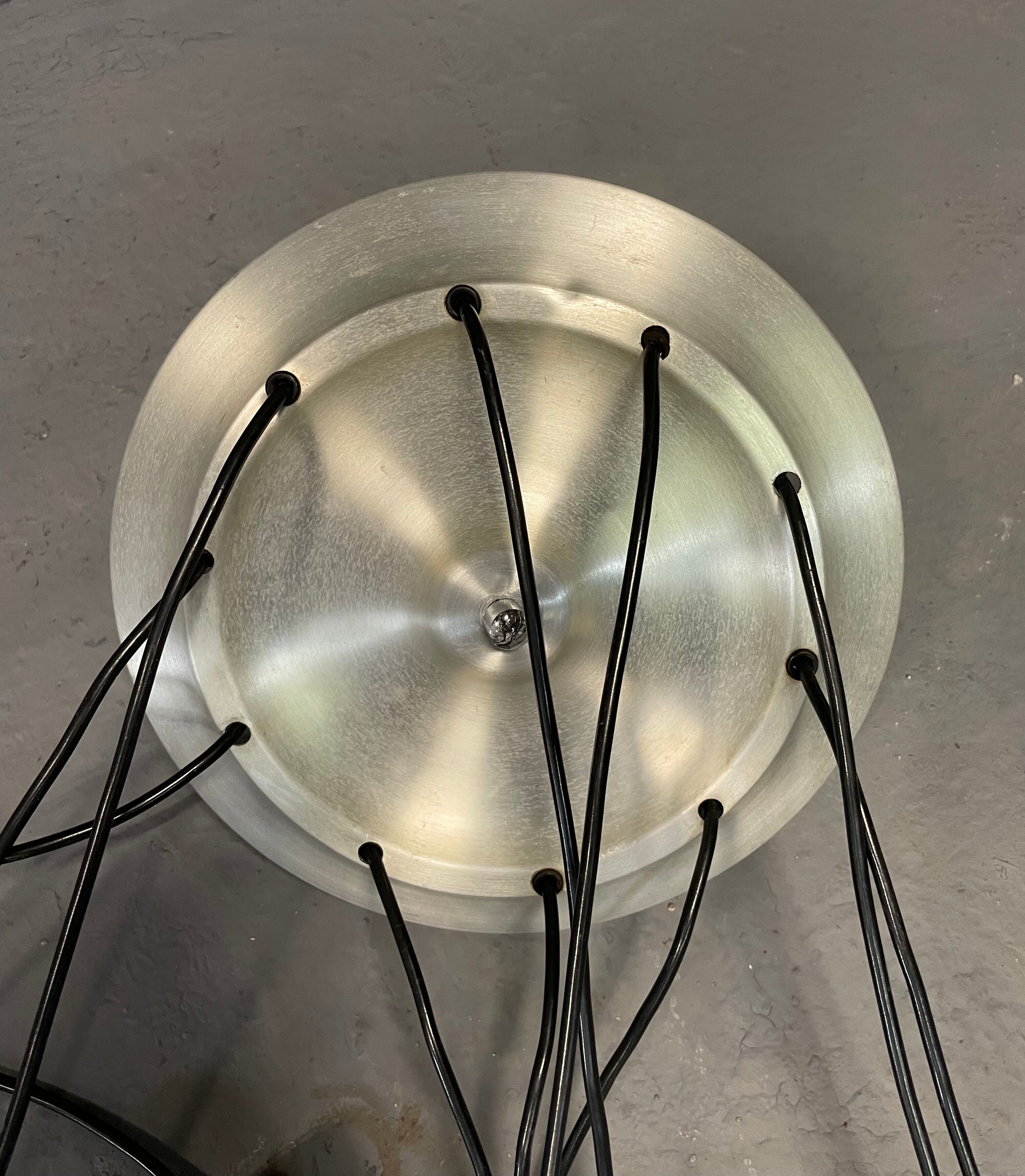 Tubular aluminum suspension 10 lights