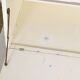 Old white secretary desk with bedside table