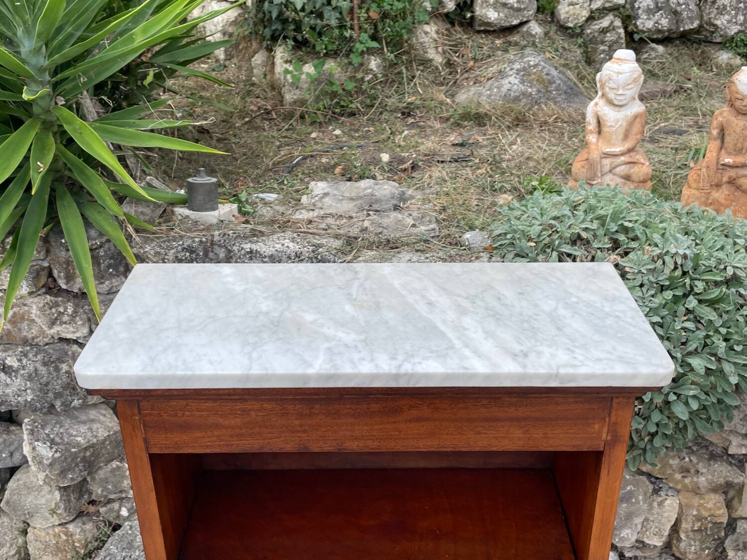 Pair of empire style mahogany bibuses