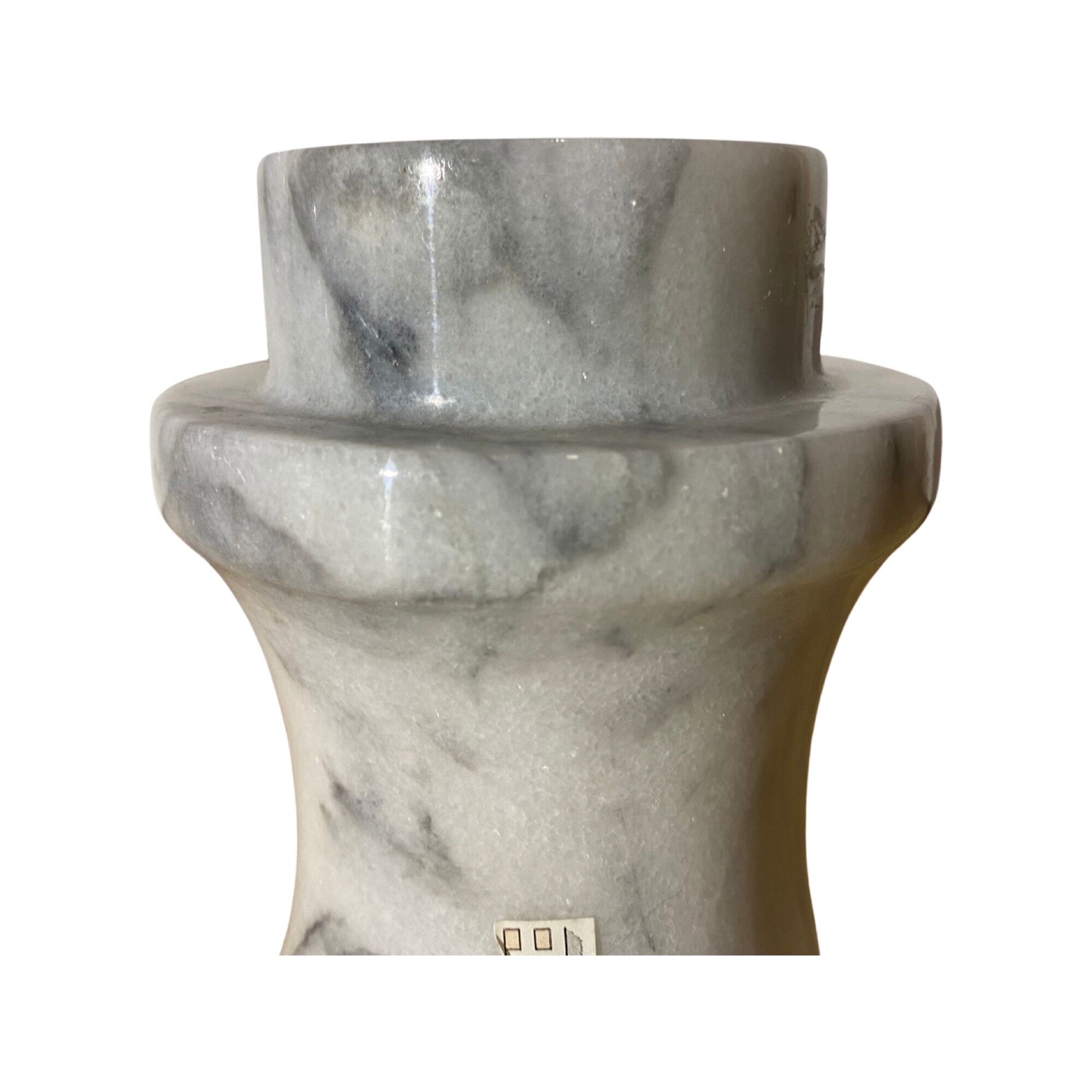 2 Vintage HEMOGRAM Denmark Marble Candlestick Holders | Set of 2 Candle Stick Holders