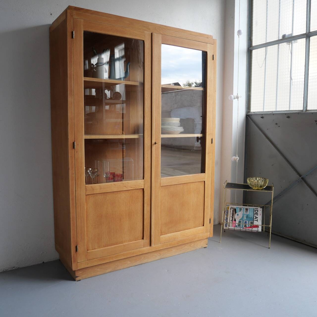 Bibliothèque vitrine vaisselier