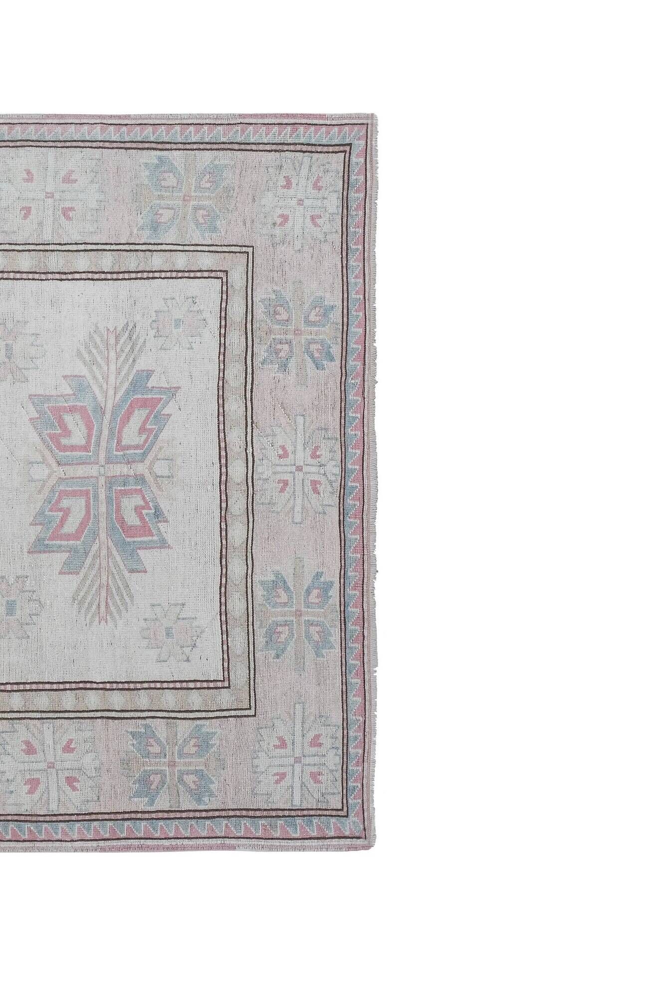 Vintage Turkish rug handmade 180x222 cm
