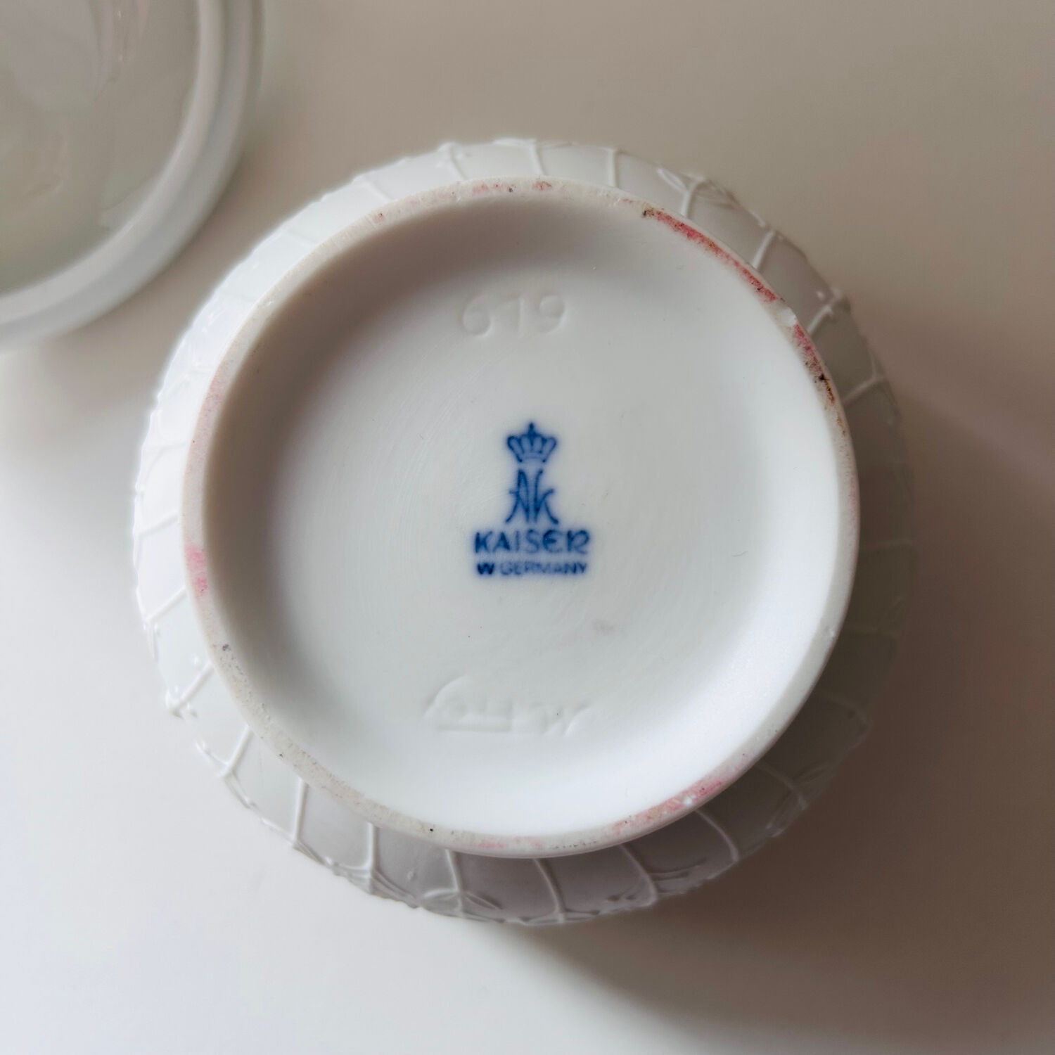 Kaiser porcelain sugar bowl