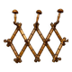 Wooden coat rack