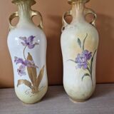 Paire de vases - En porcelaine - Turn Teplitz Bohemia, Autriche - RStK - 1900