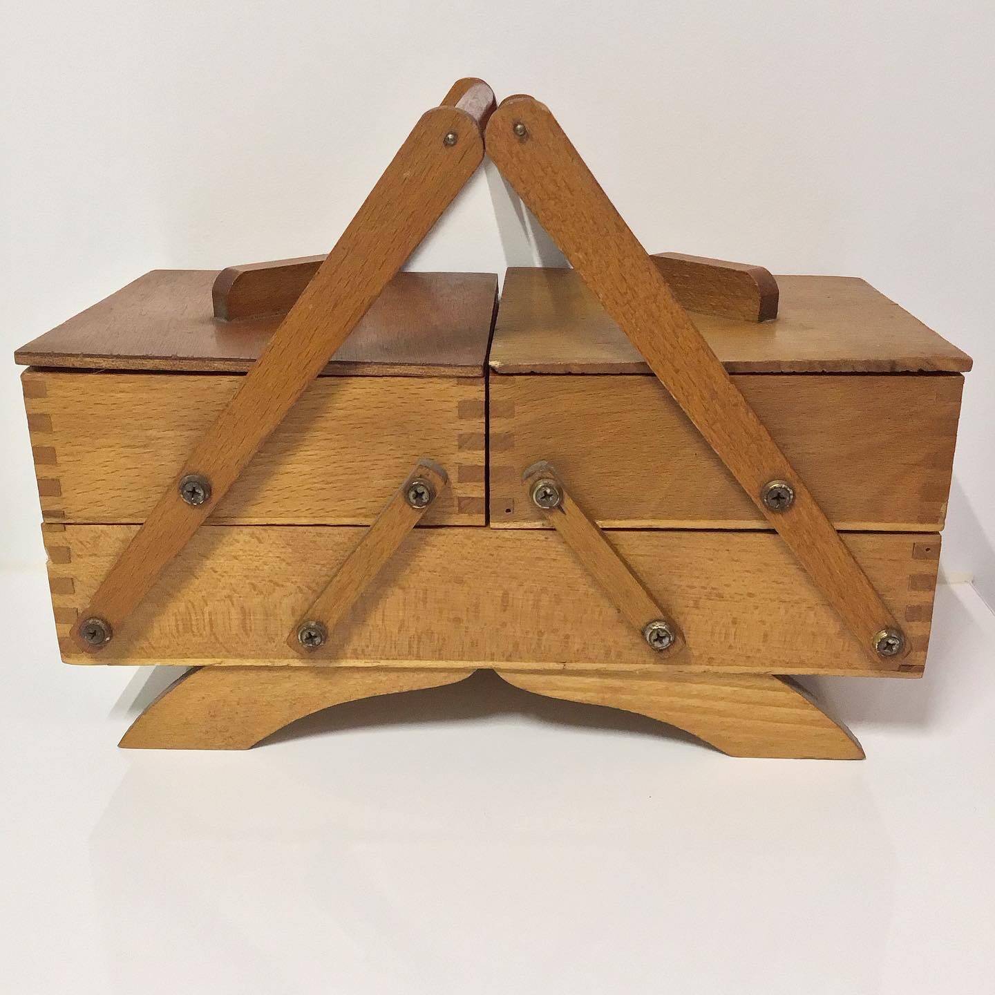 Little vintage wooden worker