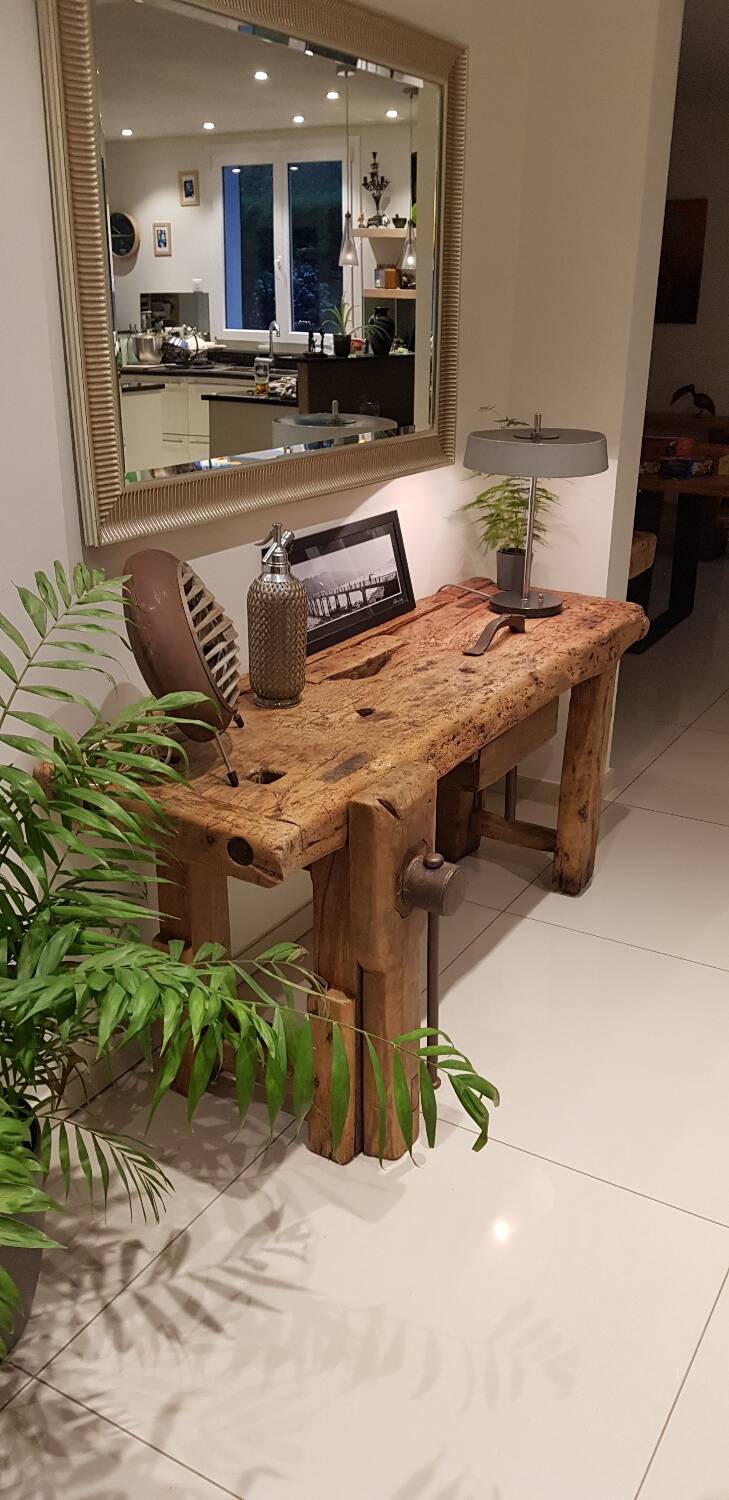 Old restored workbench