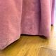 Pouf en velours rose
