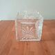 Decorated glass decanter