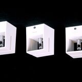 Modern Minimalist Metal Square Sconces by Philips - Set of 7