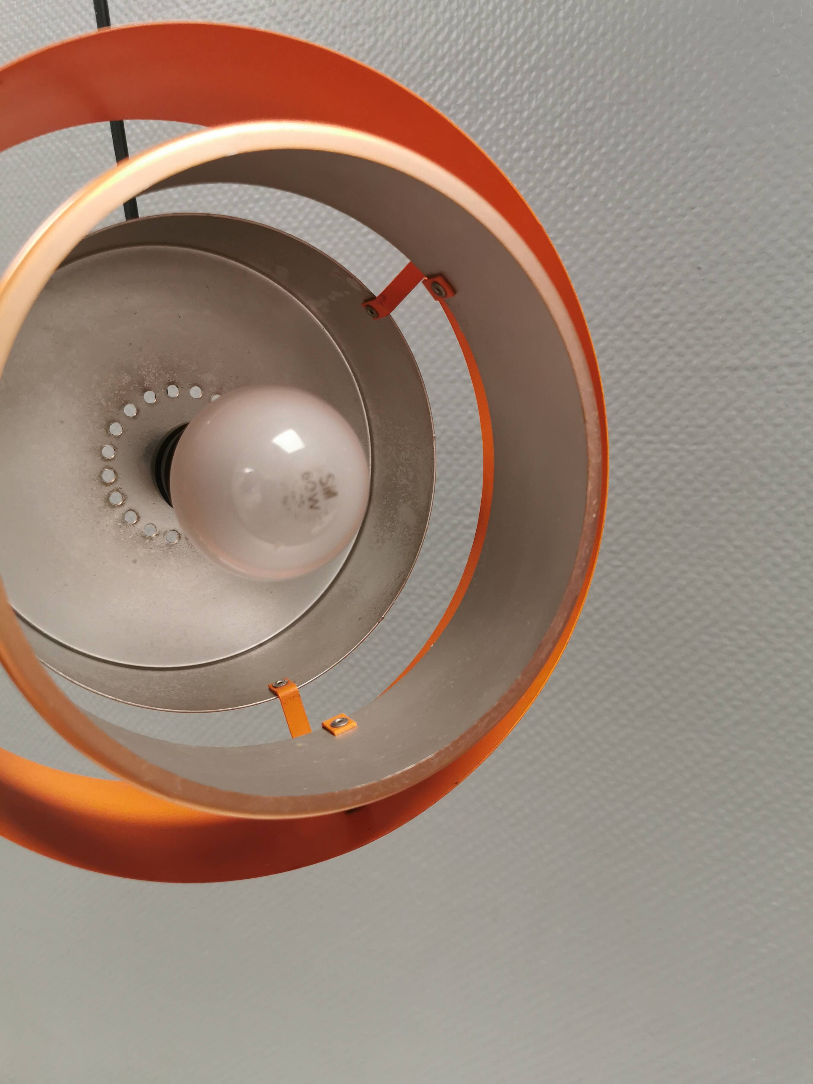 Juno hanging lamp by Jo Hammerborg, for Fog&Mørup Denmark 1966.
