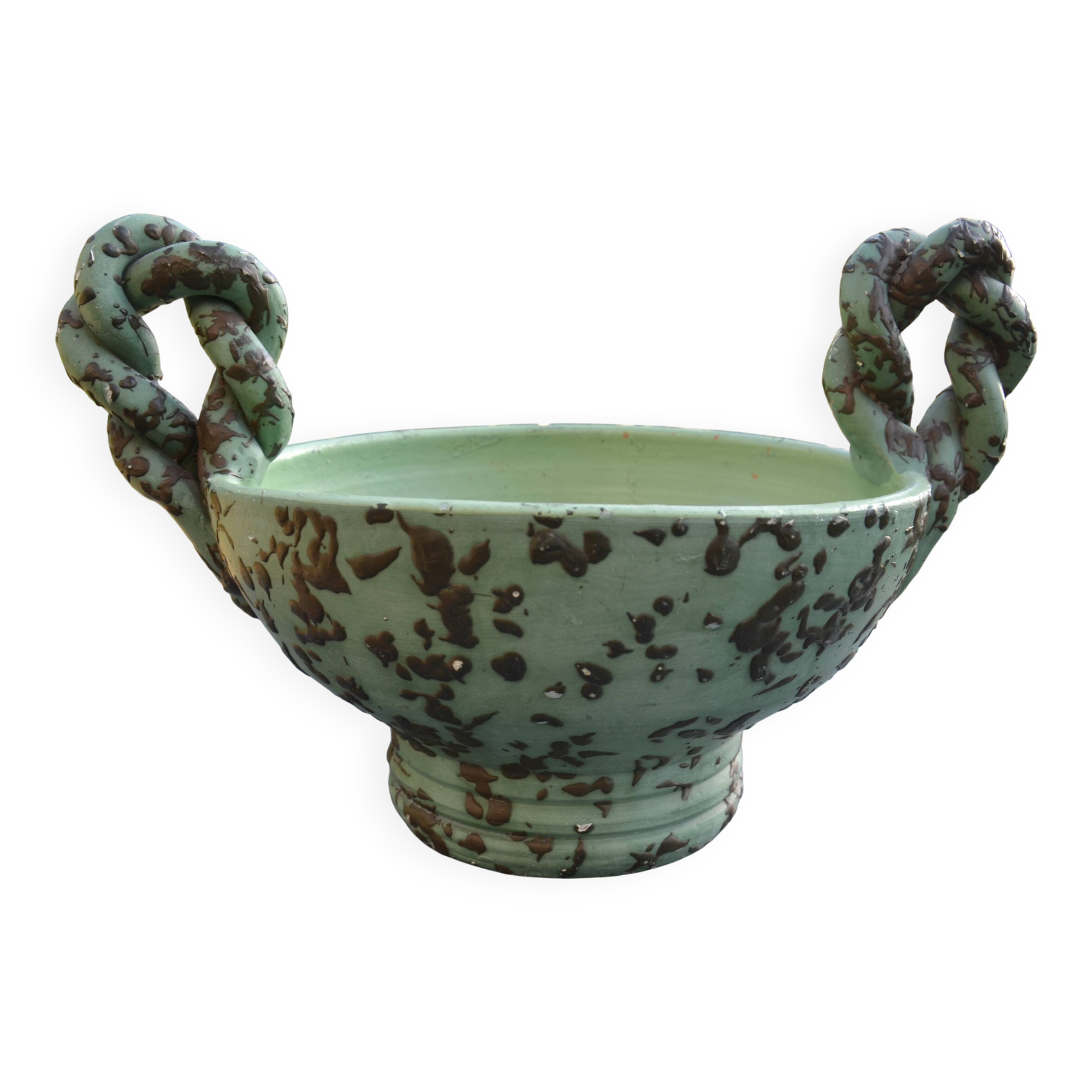 Antique cup with handles