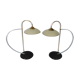 Pair of minimalist lamps, 1970s