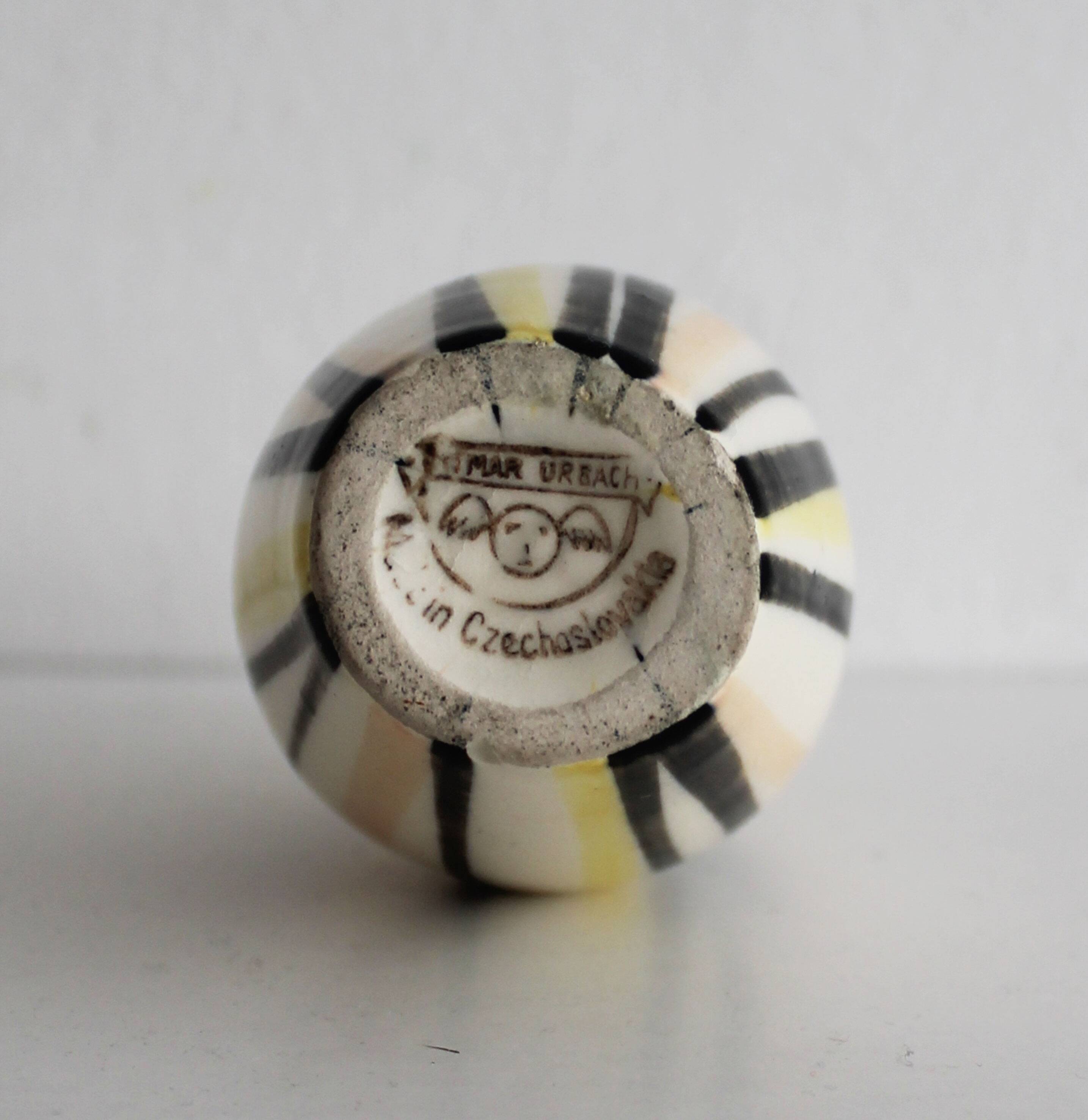 1950's Flower Vase by Jarmila Formankova for Ditmar Urbach