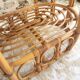Vintage rattan coffee table